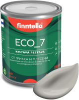 Краска Finntella Eco 7 Kaiku / F-09-2-1-FL082 (900мл, серо-коричневый) - 