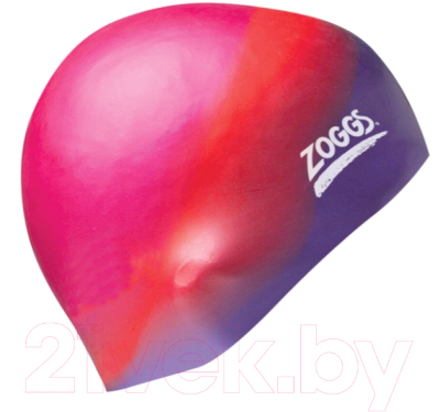 Шапочка для плавания ZoggS Multi Colour Cap / 300603 (фиолетовый/розовый)