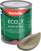 Краска Finntella Eco 7 Ruskea Khaki / F-09-2-1-FL086 (900мл, коричневый хаки) - 