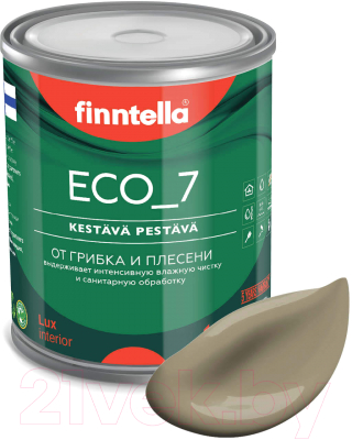 Краска Finntella Eco 7 Ruskea Khaki / F-09-2-1-FL086