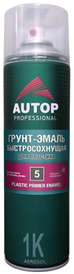 Грунтовка автомобильная Deton Autop Professional Для пластика (650мл, черный)