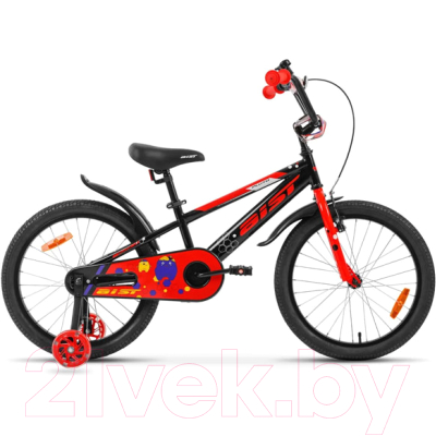 Детский велосипед AIST Pluto 2022 (16, черный)