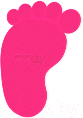 Комплект ковриков для купания Everyday Baby С индикатором температуры / 10132 (розовый)
