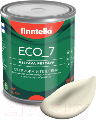 Краска Finntella Eco 7 Kermainen / F-09-2-1-FL121 (900мл, желто-белый)