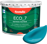 Краска Finntella Eco 7 Opaali / F-09-2-3-FL016 (2.7л, голубой) - 