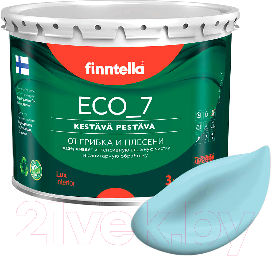 Краска Finntella Eco 7 Taivaallinen / F-09-2-3-FL017