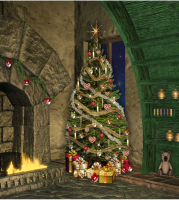 

Набор сервировочных салфеток JoyArty, Елка у камина / np_1749