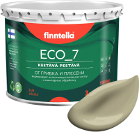 Краска Finntella Eco 7 Wai / F-09-2-3-FL023 (2.7л, серо-зеленый) - 