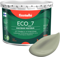 Краска Finntella Eco 7 Suojaa / F-09-2-3-FL024 (2.7л, серо-зеленый) - 