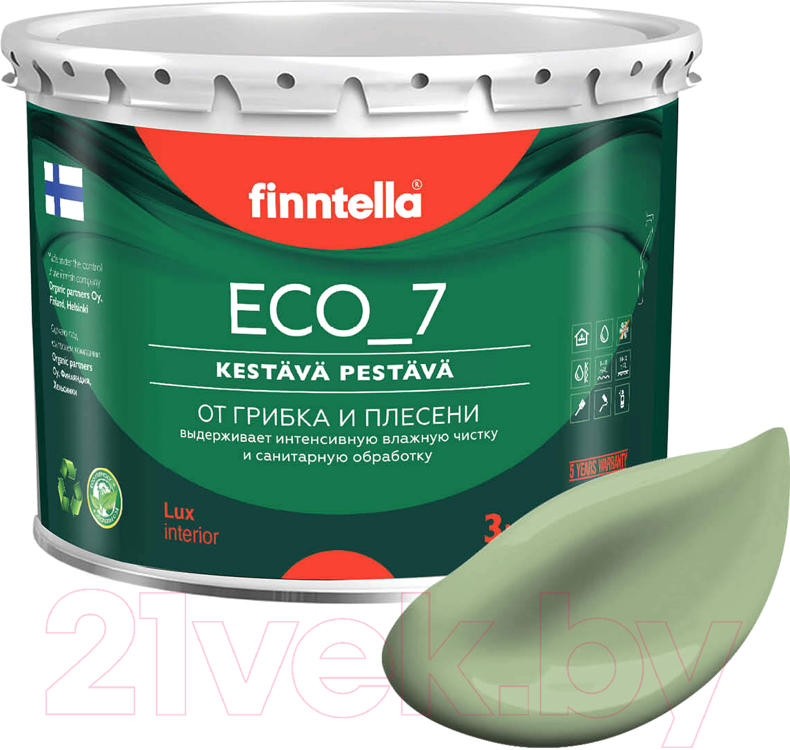 Краска Finntella Eco 7 Sypressi / F-09-2-3-FL026