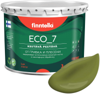 Краска Finntella Eco 7 Ruoho / F-09-2-3-FL030 (2.7л, травяной зеленый) - 