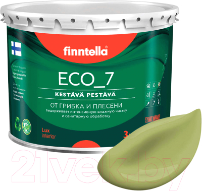 Краска Finntella Eco 7 Metsa / F-09-2-3-FL032 (2.7л, зеленый)