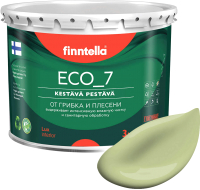 Краска Finntella Eco 7 Vihrea Tee / F-09-2-3-FL033 (2.7л, пастельно-зеленый) - 