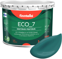 Краска Finntella Eco 7 Malakiitti / F-09-2-3-FL035 (2.7л, темно-бирюзовый) - 
