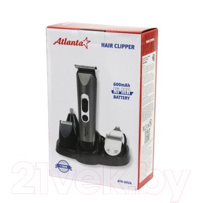 Машинка для стрижки волос Atlanta ATH-6924 (серый)