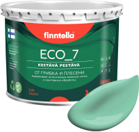 Краска Finntella Eco 7 Viilea / F-09-2-3-FL037 (2.7л, светло-бирюзовый) - 