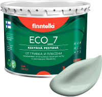 Краска Finntella Eco 7 Meditaatio / F-09-2-3-FL043 (2.7л, серо-зеленый) - 