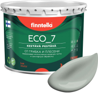 Краска Finntella Eco 7 Poly / F-09-2-3-FL053 (2.7л, серо-зеленый) - 