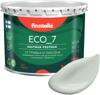 Краска Finntella Eco 7 Akaatti / F-09-2-3-FL057 (2.7л, светло серо-зеленый) - 