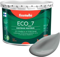 Краска Finntella Eco 7 Tiina / F-09-2-3-FL058 (2.7л, темно-серый) - 