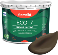 Краска Finntella Eco 7 Suklaa / F-09-2-3-FL072 (2.7л, коричневый) - 