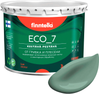 Краска Finntella Eco 7 Naamiointi / F-09-2-3-FL041 (2.7л, зеленый хаки) - 