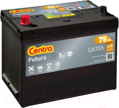 Автомобильный аккумулятор Centra Futura CA755 (75 А/ч)