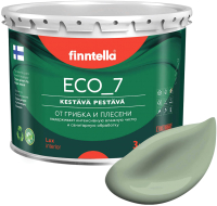 Краска Finntella Eco 7 Pastellivihrea / F-09-2-3-FL042 (2.7л, светло-зеленый хаки) - 