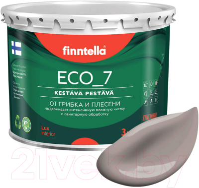 Краска Finntella Eco 7 Kaakao / F-09-2-3-FL075 (2.7л, светло-коричневый)