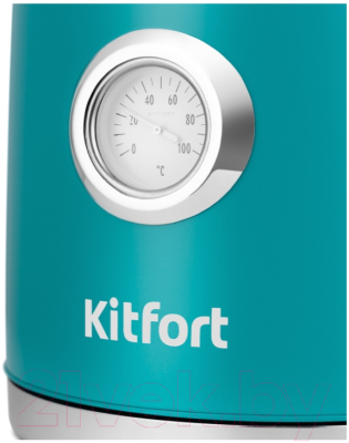 Электрочайник Kitfort KT-6144-2 (темно-бирюзовый)
