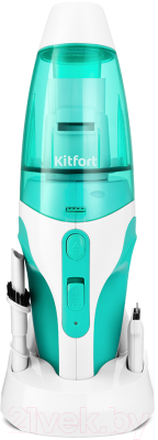 Портативный пылесос Kitfort KT-5119-3 (белый/бирюзовый)