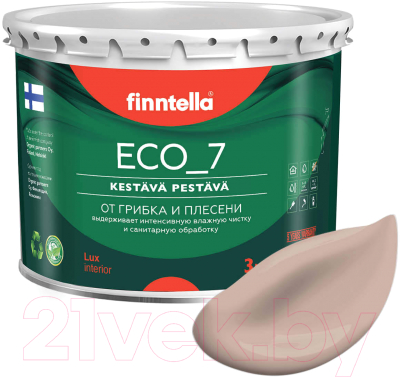 Краска Finntella Eco 7 Jauhe / F-09-2-3-FL102 (2.7л, теплый бежевый)