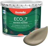 Краска Finntella Eco 7 Ruskea Khaki / F-09-2-3-FL086 (2.7л, коричневый хаки) - 