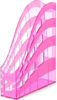 Лоток для бумаг Erich Krause S-Wing Glitter / 55586 (розовый) - 