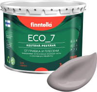 Краска Finntella Eco 7 Violetti Usva / F-09-2-3-FL106 (2.7л, серо-лиловый) - 