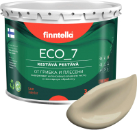 Краска Finntella Eco 7 Vuori / F-09-2-3-FL088 (2.7л, бежевый хаки) - 