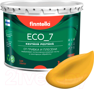 Краска Finntella Eco 7 Okra / F-09-2-3-FL113 (2.7л, желто-красный)
