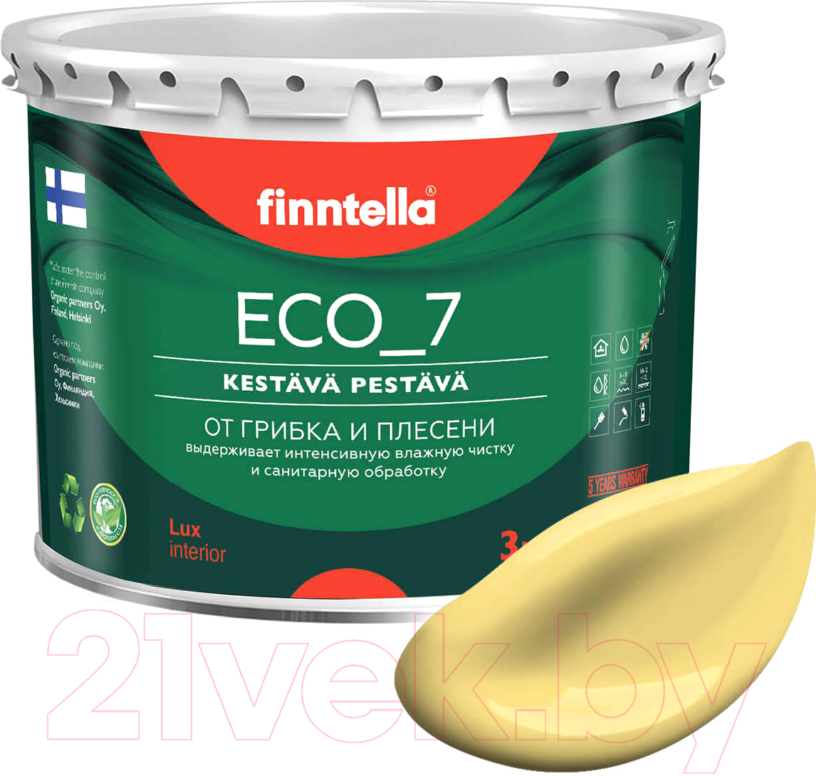 Краска Finntella Eco 7 Maissi / F-09-2-3-FL114