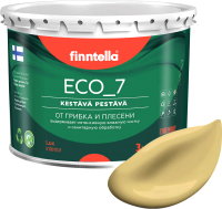 Краска Finntella Eco 7 Syksy / F-09-2-3-FL117 (2.7л, приглушенный желтый) - 