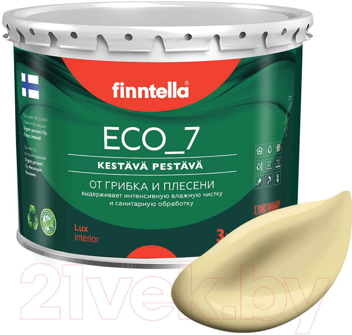 Краска Finntella Eco 7 Hirssi / F-09-2-3-FL118