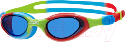 Очки для плавания ZoggS Super Seal Junior / 313850 (синий/зеленый/красный)