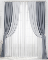 

Комплект штор СуперТекСтиль, Найт-Дуо 300x260