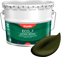 Краска Finntella Eco 7 Kombu / F-09-2-9-FL020 (9л, буро-зеленый) - 