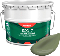 Краска Finntella Eco 7 Oliivi / F-09-2-9-FL021 (9л, темно-зеленый) - 