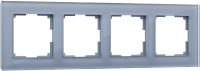 Рамка для выключателя Werkel W0041115 (серый/стекло) - 