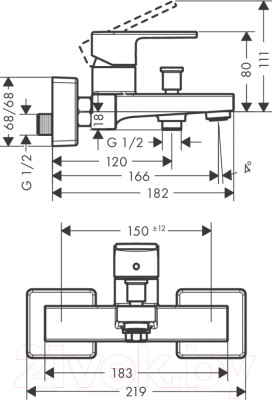 Смеситель Hansgrohe 71450000