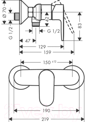 Смеситель Hansgrohe 71640000