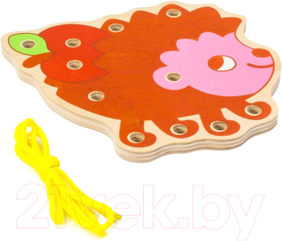 Изображение товара Развивающая игрушка Alatoys Шнуровка. Ежик / ШН01