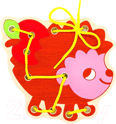 Изображение товара Развивающая игрушка Alatoys Шнуровка. Ежик / ШН01