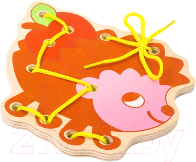 Изображение товара Развивающая игрушка Alatoys Шнуровка. Ежик / ШН01